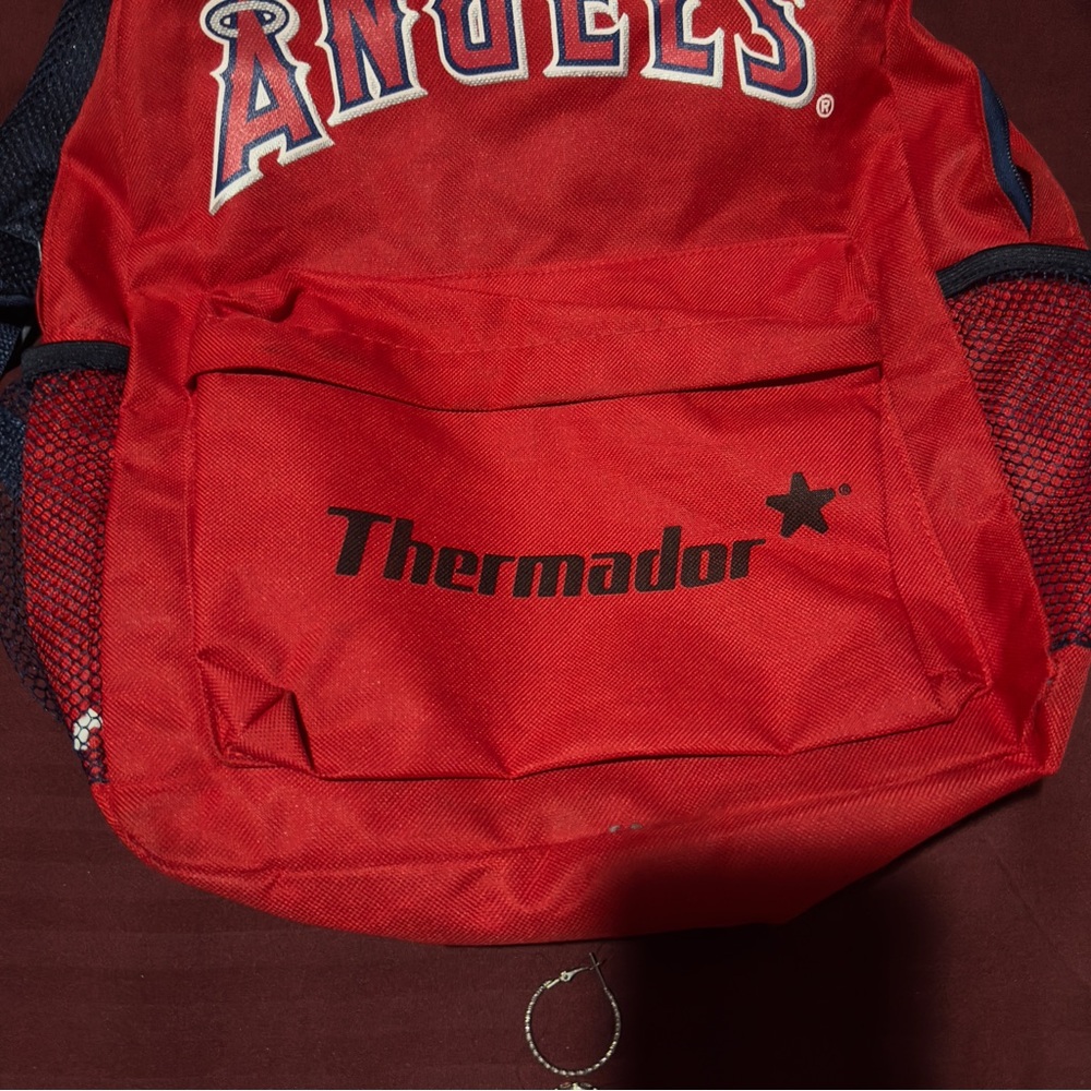 Red Men's Backpack
